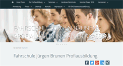 Desktop Screenshot of fahrschule-brunen.de